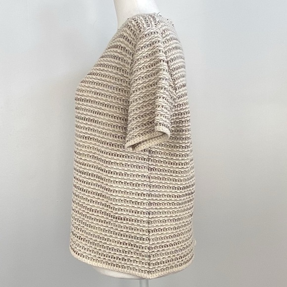 TALBOTS SHORT SLEEVED KNIT TOP - Picture 3 of 9